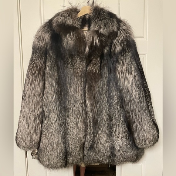 NWOT Silver Fox Stroller Coat, Sz. 18 - Picture 2 of 5